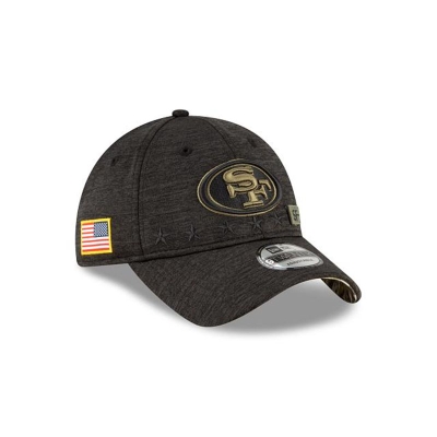 San Francisco 49ers Gorra | New Era NFL Salute To Service 9twenty Adjustable Cap Mexico - Negros